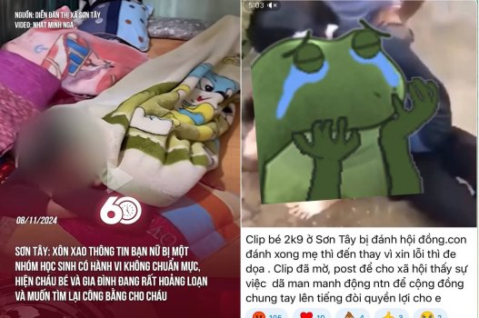 Nữ sinh lớp 8 ở Sơn Tây bị tấn công và bị tước áo vì bị ghẻ lạnh